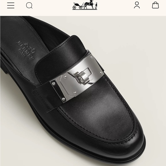 Hermes Iota mule black - Picture 3 of 9